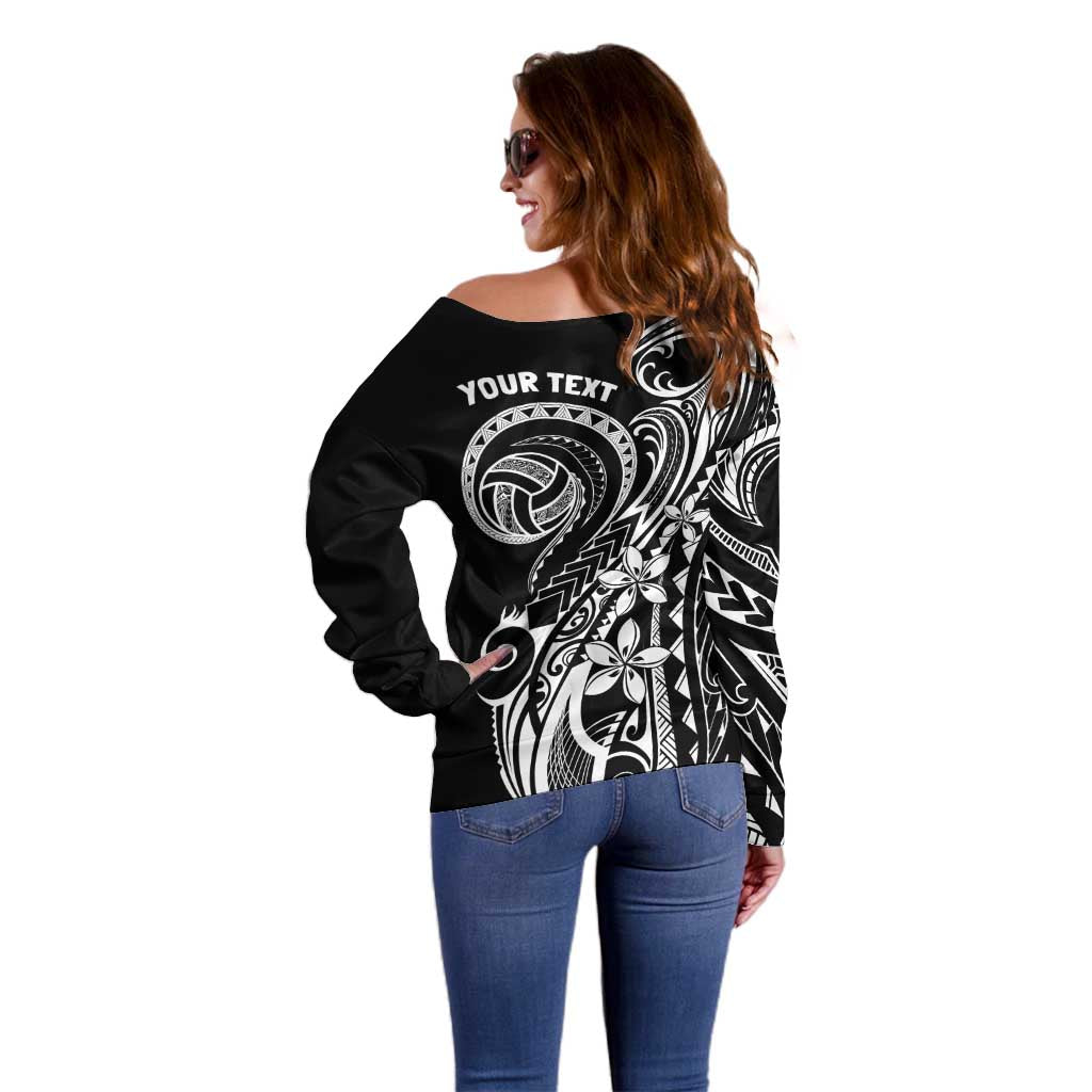 Polynesia Beach Volleyball Personalized Off Shoulder Sweater Basic LT7 - Polynesian Pride