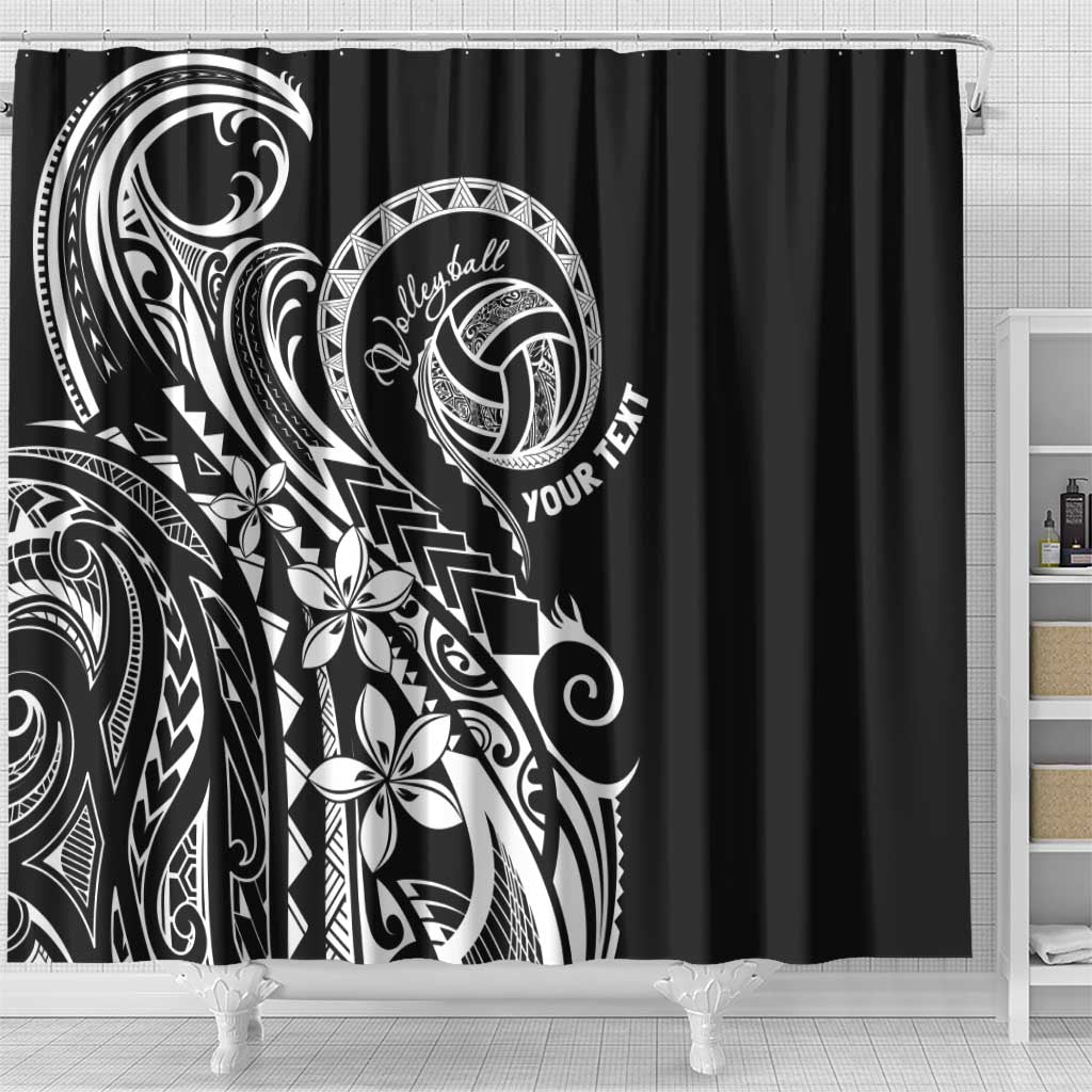 Polynesia Beach Volleyball Personalized Shower Curtain Basic LT7 - Polynesian Pride