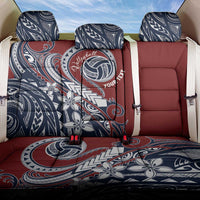 Polynesia Beach Volleyball Personalized Back Car Seat Cover Special LT7 One Size Red Blue - Polynesian Pride