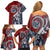 Polynesia Beach Volleyball Personalized Family Matching Off Shoulder Short Dress and Hawaiian Shirt Special