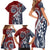 Polynesia Beach Volleyball Personalized Family Matching Short Sleeve Bodycon Dress and Hawaiian Shirt Special