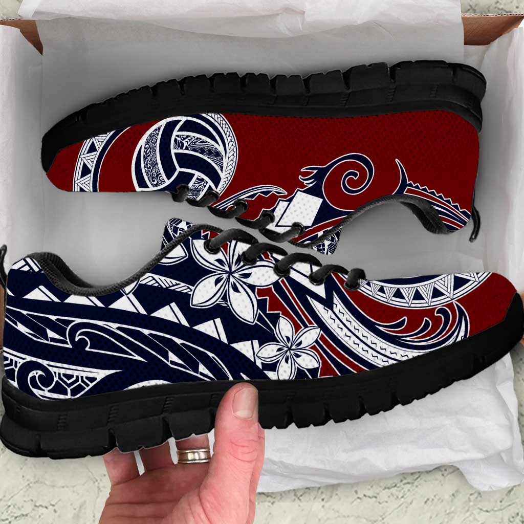 Polynesia Beach Volleyball Sneakers Special LT7 Red Blue - Polynesian Pride