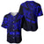 Personalised Father's Day Polynesian Baseball Jersey Best Dad Ever - Blue LT7 - Polynesian Pride