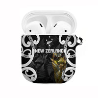 New Zealand WC2026 Black AirPods Case Silver Fern LT7 Black - Polynesian Pride