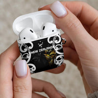 New Zealand WC2026 Black AirPods Case Silver Fern LT7 - Polynesian Pride