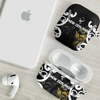 New Zealand WC2026 Black AirPods Case Silver Fern LT7 - Polynesian Pride