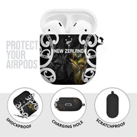 New Zealand WC2026 Black AirPods Case Silver Fern LT7 - Polynesian Pride