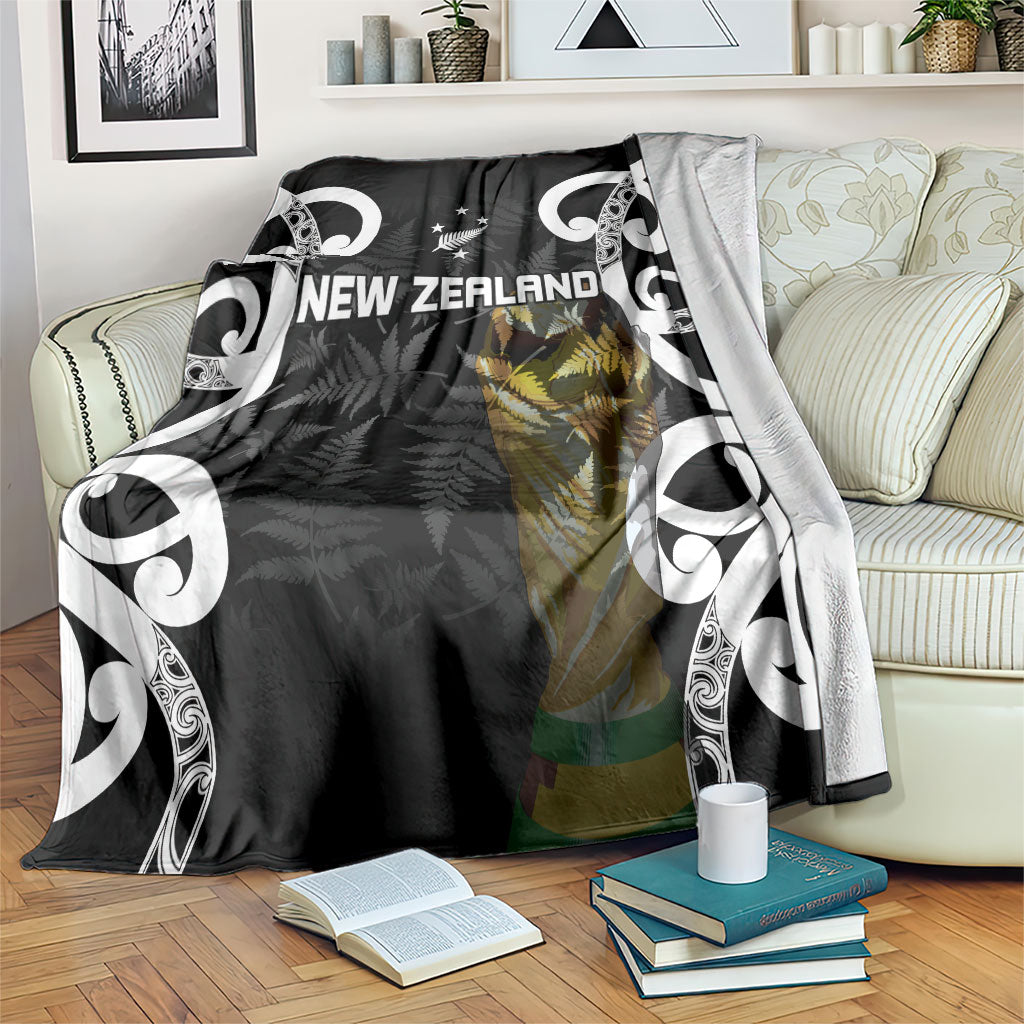 New Zealand WC2026 Black Blanket Silver Fern LT7 Black - Polynesian Pride