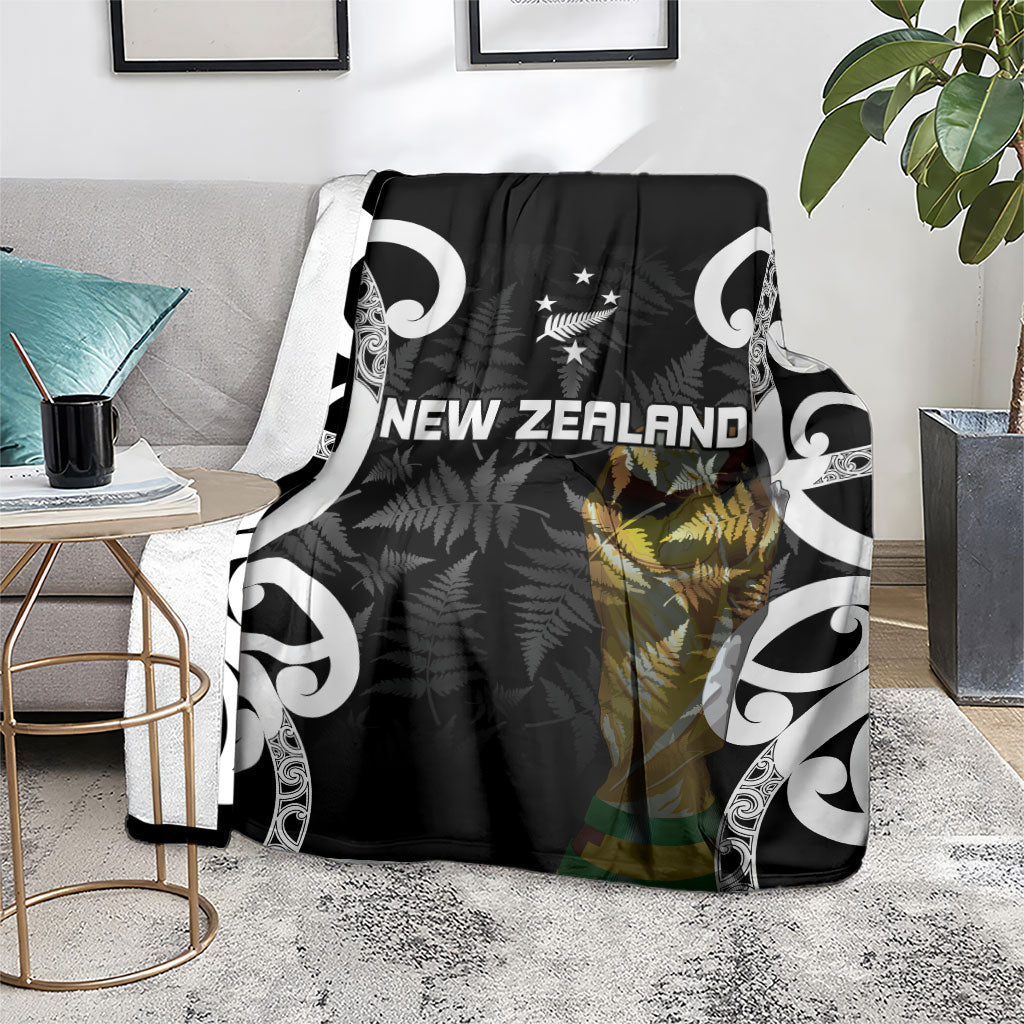 New Zealand WC2026 Black Blanket Silver Fern LT7 - Polynesian Pride