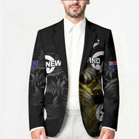 New Zealand WC2026 Custom Black Blazer Silver Fern LT7 - Polynesian Pride
