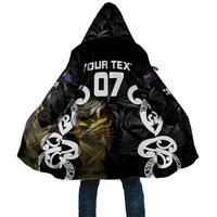 New Zealand WC2026 Custom Black Cloak Silver Fern LT7 Unisex Black - Polynesian Pride