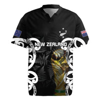 New Zealand WC2026 Custom Black Rugby Jersey Silver Fern LT7 Black - Polynesian Pride