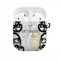 New Zealand WC2026 White AirPods Case Silver Fern LT7 White - Polynesian Pride