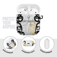 New Zealand WC2026 White AirPods Case Silver Fern LT7 - Polynesian Pride