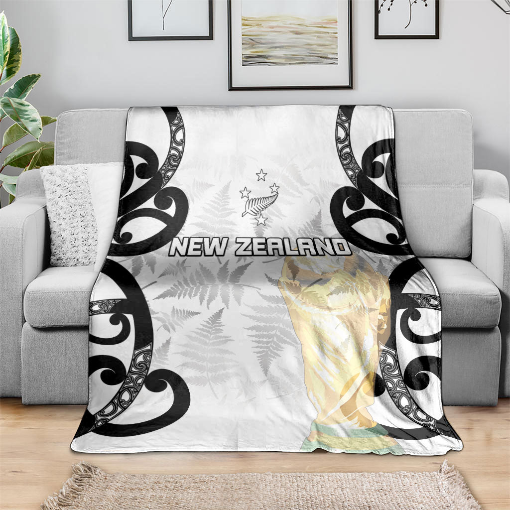 New Zealand WC2026 White Blanket Silver Fern LT7 - Polynesian Pride