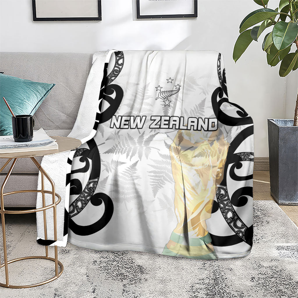 New Zealand WC2026 White Blanket Silver Fern LT7 - Polynesian Pride