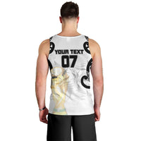 New Zealand WC2026 Custom White Men Tank Top Silver Fern LT7 - Polynesian Pride