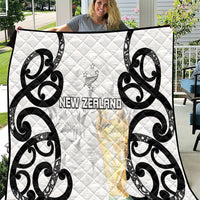 New Zealand WC2026 White Quilt Silver Fern LT7 White - Polynesian Pride