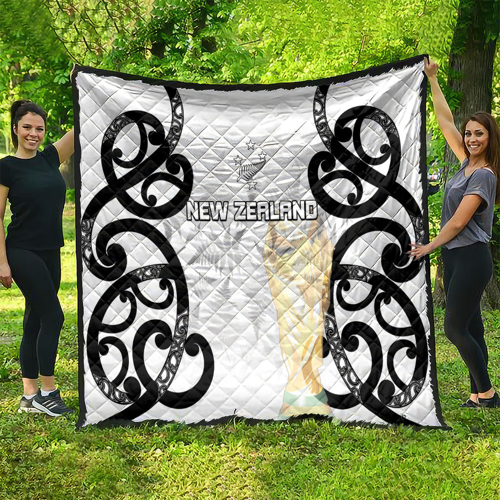 New Zealand WC2026 White Quilt Silver Fern LT7 - Polynesian Pride