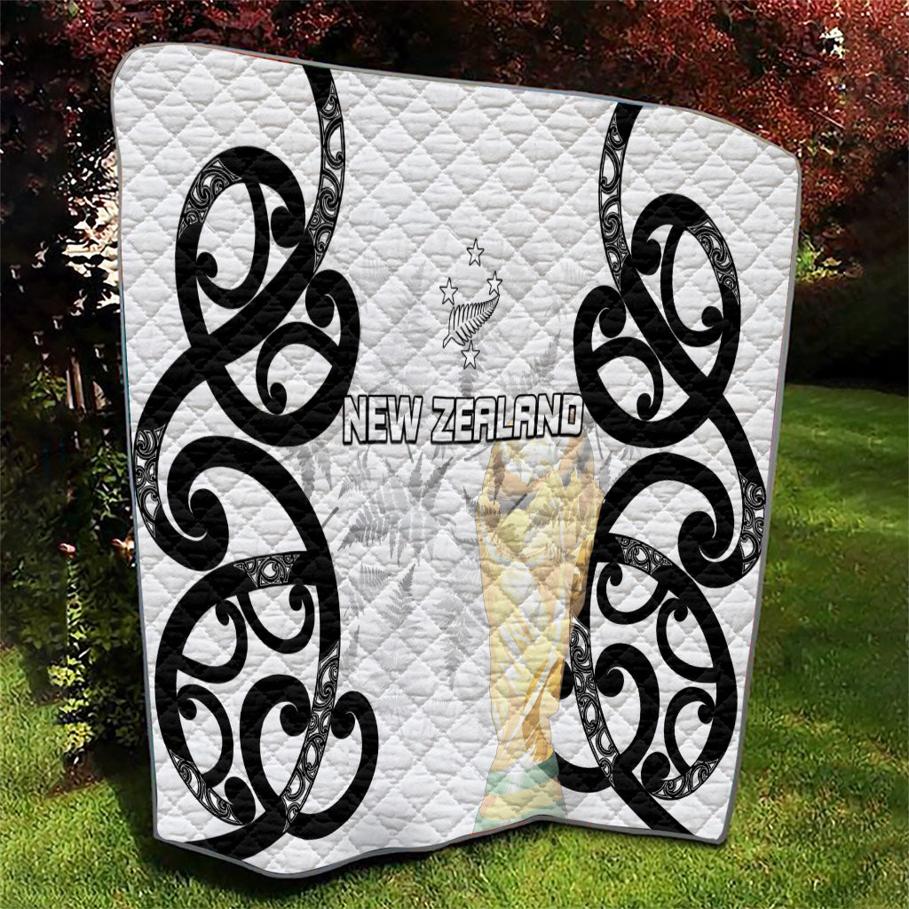New Zealand WC2026 White Quilt Silver Fern LT7 - Polynesian Pride