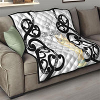 New Zealand WC2026 White Quilt Silver Fern LT7 - Polynesian Pride