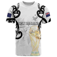 New Zealand WC2026 Custom White T Shirt Silver Fern LT7 White - Polynesian Pride