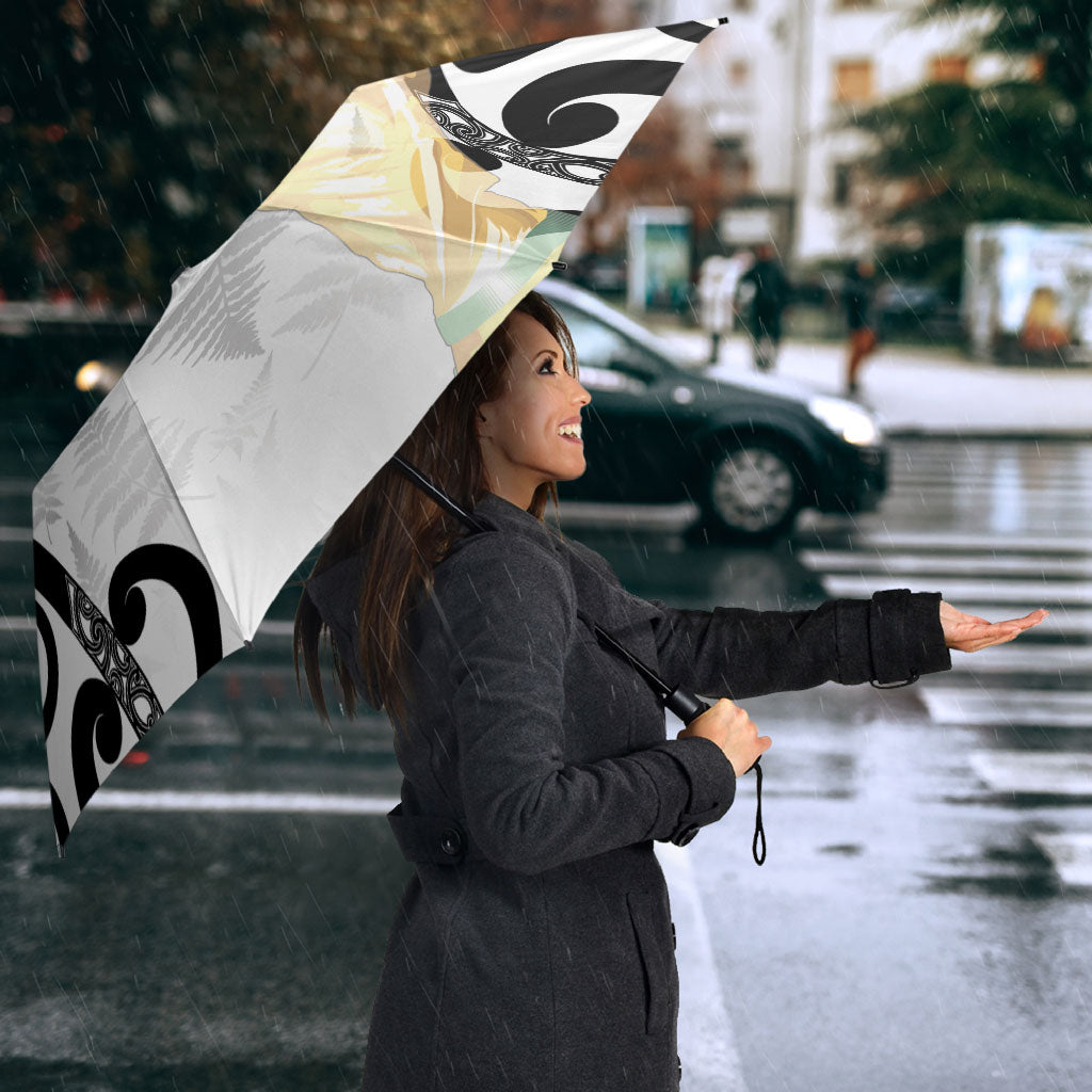 New Zealand WC2026 White Umbrella Silver Fern LT7 - Polynesian Pride