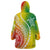 Polynesian Pride Wearable Blanket Hoodie Turtle Hibiscus Luxury Style - Reggae LT7 - Polynesian Pride