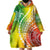 Polynesian Pride Wearable Blanket Hoodie Turtle Hibiscus Luxury Style - Reggae LT7 - Polynesian Pride