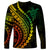 Polynesian Pride Long Sleeve Shirt Turtle Hibiscus Luxury Style - Reggae Ver2 LT7 - Polynesian Pride