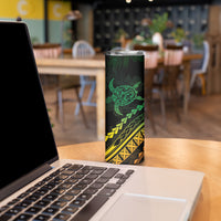 Polynesian Pride Skinny Tumbler Turtle Hibiscus Luxury Style - Reggae Ver2 LT7 - Polynesian Pride