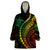 Polynesian Pride Wearable Blanket Hoodie Turtle Hibiscus Luxury Style - Reggae Ver2 LT7 One Size Reggae - Polynesian Pride