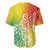 Polynesia Baseball Jersey Plumeria Reggae Curves LT7 - Polynesian Pride