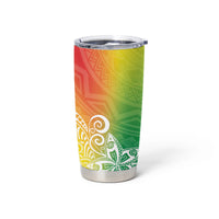 Polynesia Tumbler Cup Plumeria Reggae Curves LT7 - Polynesian Pride