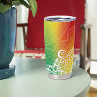 Polynesia Tumbler Cup Plumeria Reggae Curves LT7 - Polynesian Pride