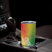 Polynesia Tumbler Cup Plumeria Reggae Curves LT7 - Polynesian Pride