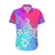 Polynesia Hawaiian Shirt Plumeria Galaxy Gradient Curves LT7 Galaxy - Polynesian Pride