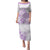 Polynesia Puletasi Plumeria Lavender Curves LT7 Long Dress Purple - Polynesian Pride