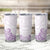 Polynesia Tumbler Cup Plumeria Lavender Curves