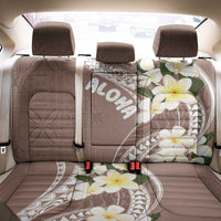 Aloha Hawaii Festive Back Car Seat Cover Frangipani Lace Classic - Beige LT7 - Polynesian Pride