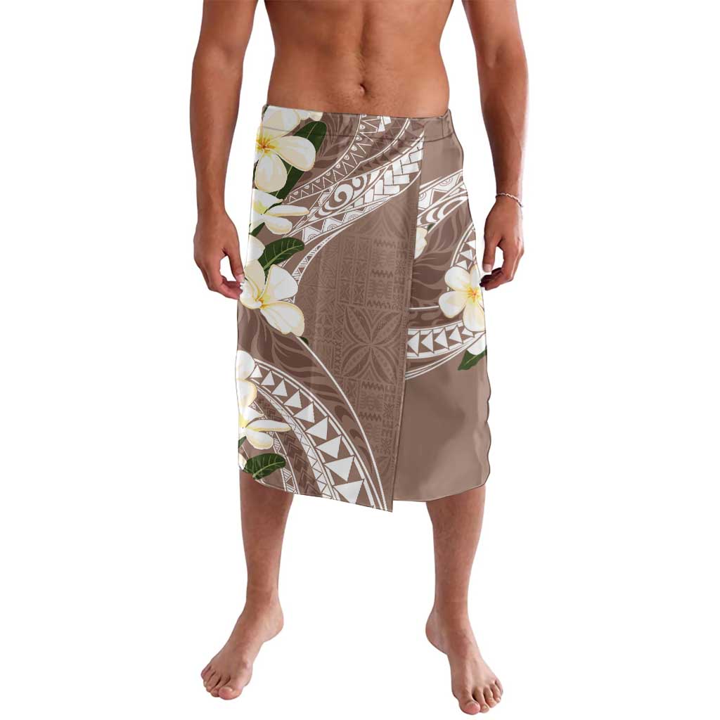 Aloha Hawaii Festive Lavalava Frangipani Lace Classic - Beige LT7 Beige - Polynesian Pride