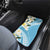 Aloha Hawaii Festive Car Mats Frangipani Lace Classic - Turquoise