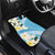 Aloha Hawaii Festive Car Mats Frangipani Lace Classic - Turquoise