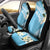 Aloha Hawaii Festive Car Seat Cover Frangipani Lace Classic - Turquoise