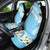 Aloha Hawaii Festive Car Seat Cover Frangipani Lace Classic - Turquoise