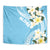 Aloha Hawaii Festive Tapestry Frangipani Lace Classic - Turquoise