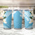 Aloha Hawaii Festive Tumbler Cup Frangipani Lace Classic - Turquoise