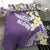 Aloha Hawaii Festive Bedding Set Frangipani Lace Classic - Lavender