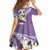 Aloha Hawaii Festive Family Matching Long Sleeve Bodycon Dress and Hawaiian Shirt Frangipani Lace Classic - Lavender