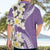 Aloha Hawaii Festive Hawaiian Shirt Frangipani Lace Classic - Lavender